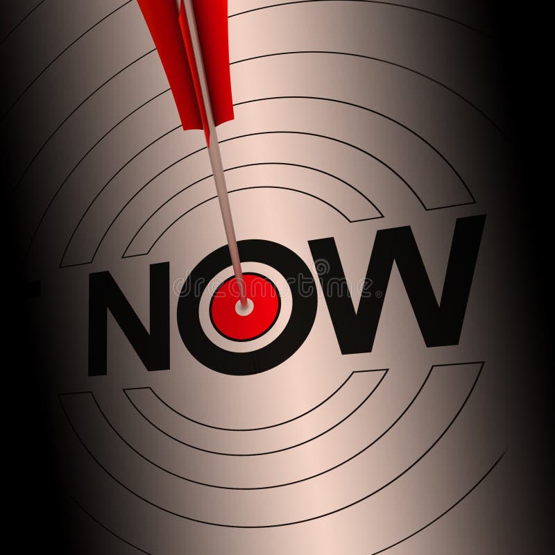 Now Shows Sign For Immediate Reaction vector illustration