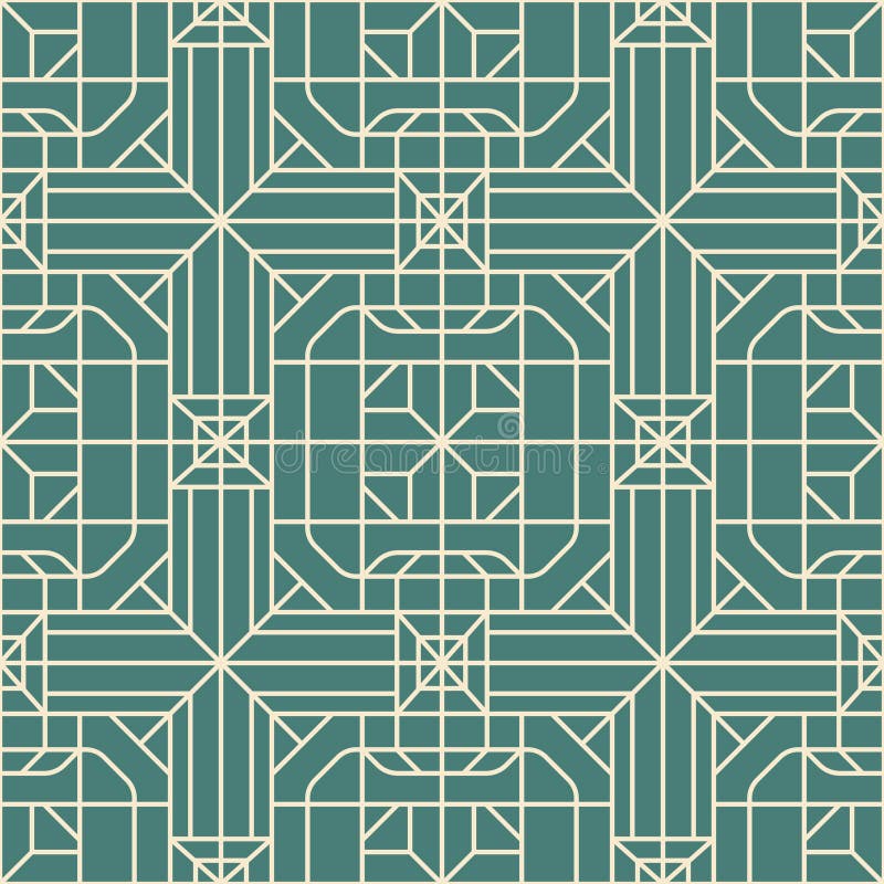 Nowoczesny geometryczny minimalny styl graficzny, bezszwowy wzorzec płytek tła royalty ilustracja