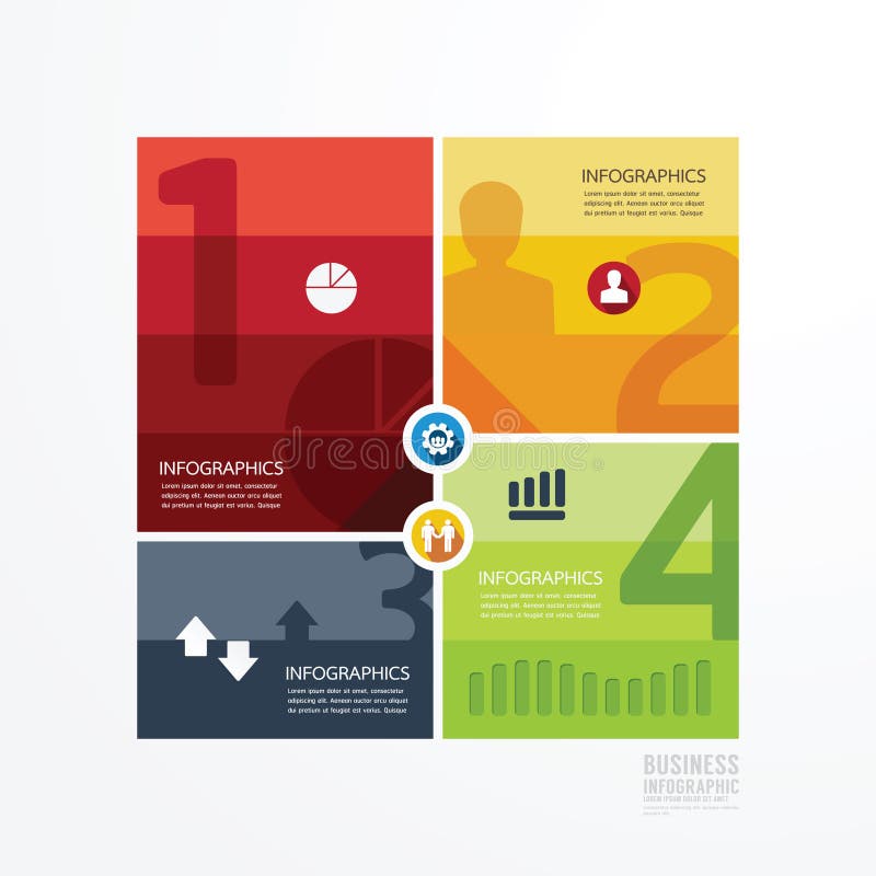 Nowożytnego projekta infographic szablon może używać dla infographics ilustracja wektor Nowożytnego projekta infographic szablon może używać dla infographics ilustracja wektor