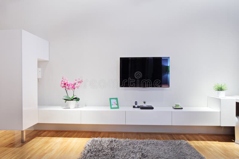 Shot of a modern minimal living room. Shot of a modern minimal living room