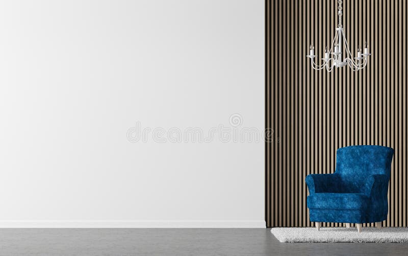 Nowożytny żywy izbowy wnętrza 3d renderingu wizerunek ilustracja wektor