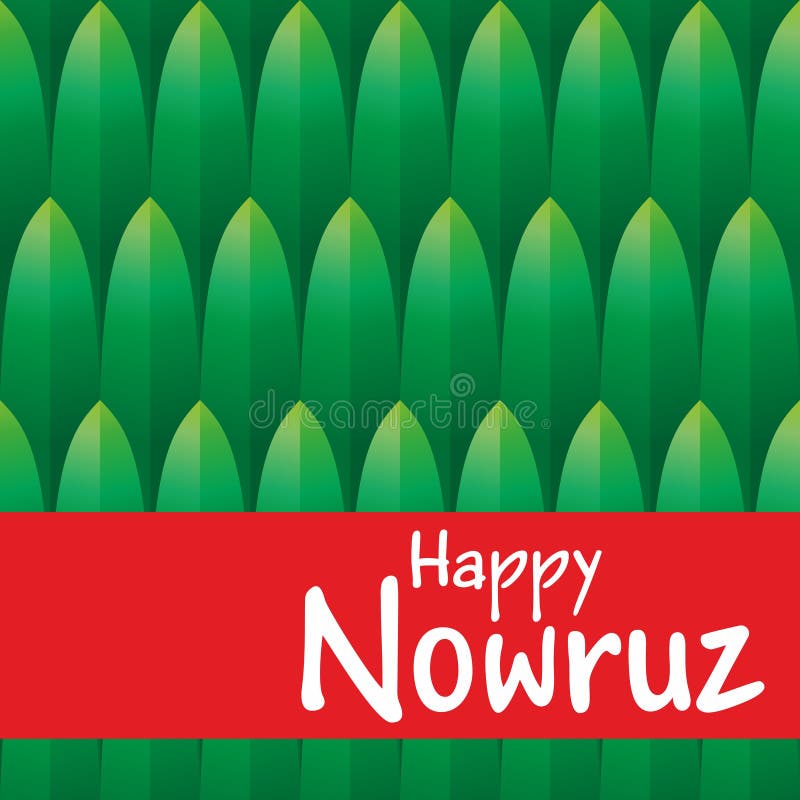 Happy Persian New Year Nowruz Vector Illustration. Greeting Card ...
