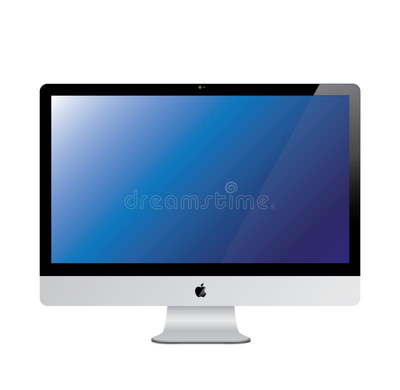 Nowy jabłczany imac royalty ilustracja