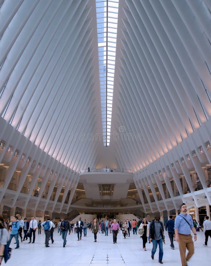Nowy Jork - world trade center transportu centrum zdjęcie stock Nowy Jork - world trade center transportu centrum zdjęcie stock