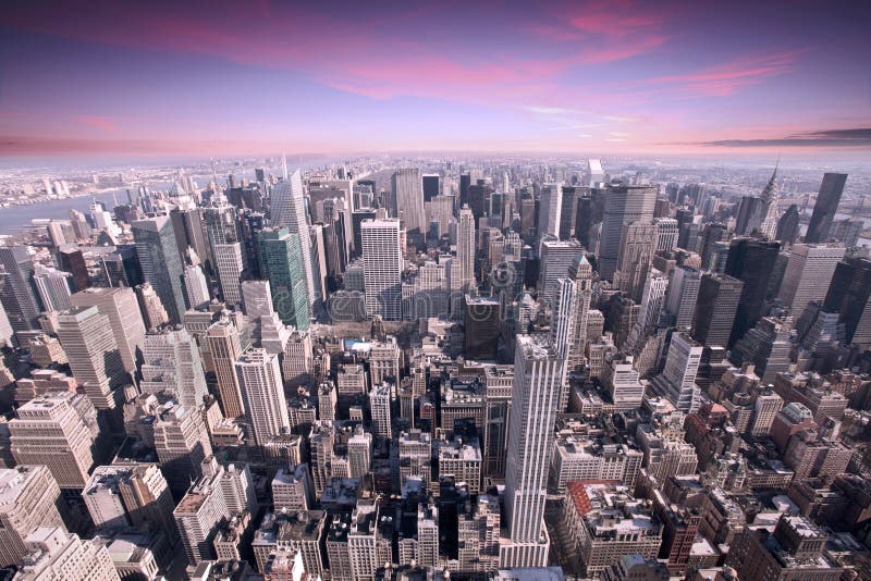 Nowy Jork zmierzch Manhattan obrazy stock Nowy Jork zmierzch Manhattan obrazy stock