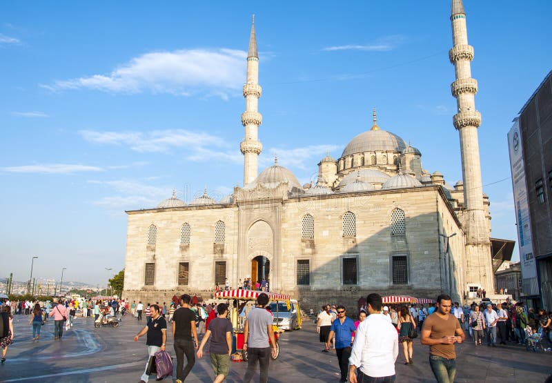 Nowy Meczet, Stambuł, Turcja obrazy royalty free