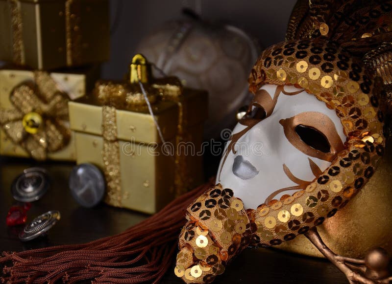 Nowy Rok Maska zdjęcie royalty free Nowy Rok Maska zdjęcie royalty free
