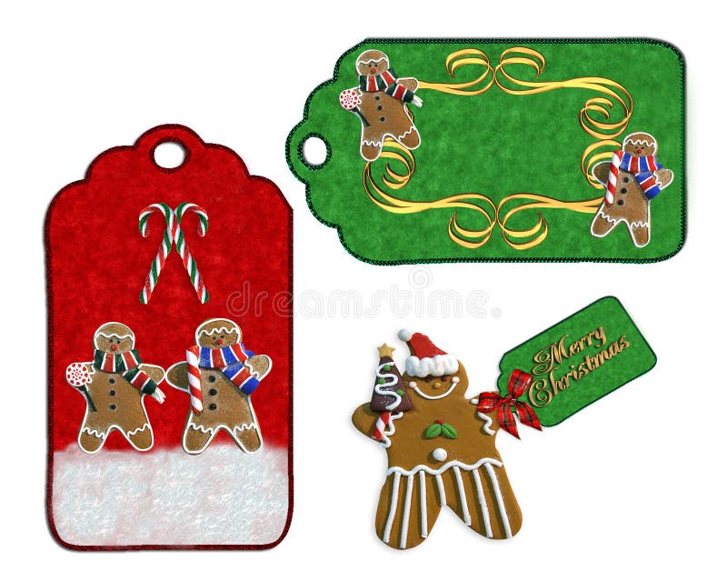 Noël étiquette les biscuits et la sucrerie illustration de vecteur Noël étiquette les biscuits et la sucrerie illustration de vecteur