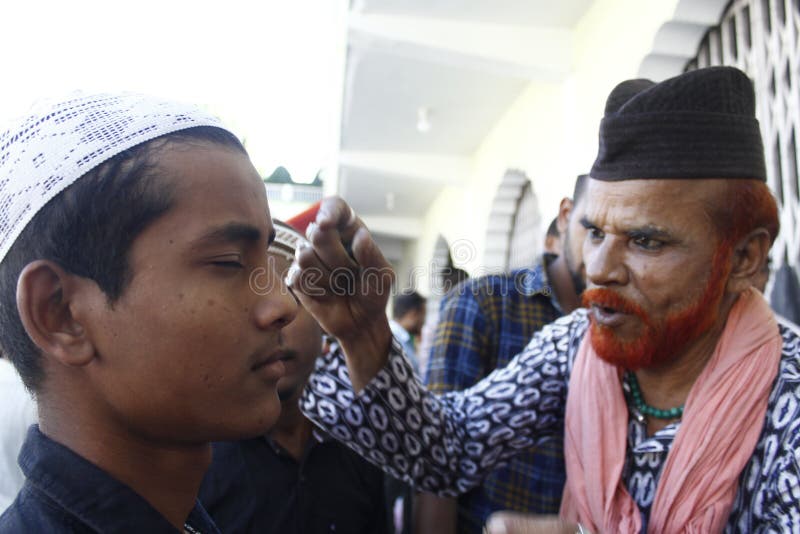 NPL: Nepal celebrates Eid al-Adha royalty free stock photography NPL: Nepal celebrates Eid al-Adha royalty free stock photography