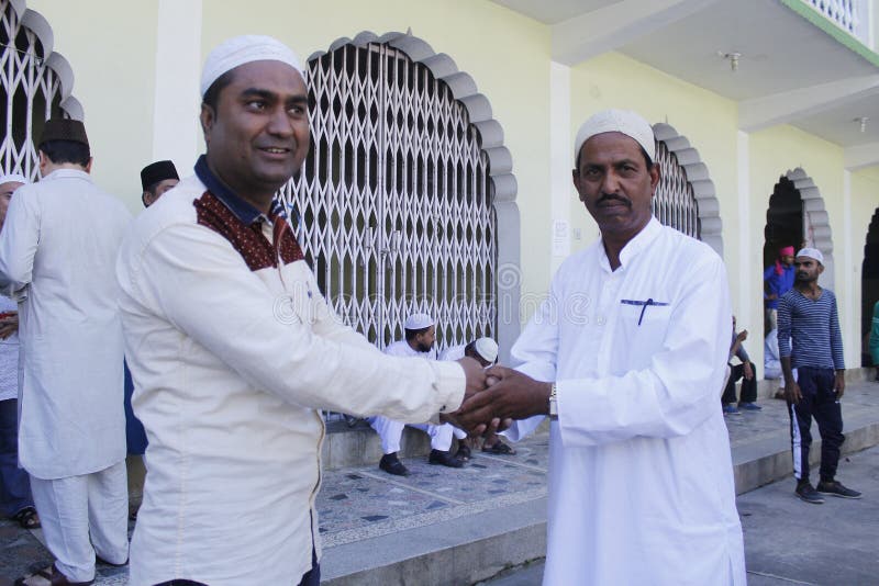 NPL: Nepal celebrates Eid al-Adha royalty free stock photography NPL: Nepal celebrates Eid al-Adha royalty free stock photography