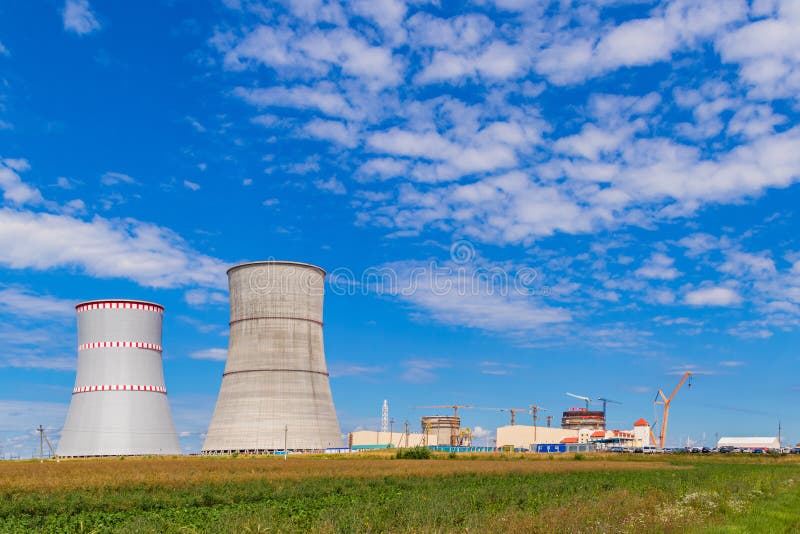 NPP, Cooling towers of the nuclear power plant