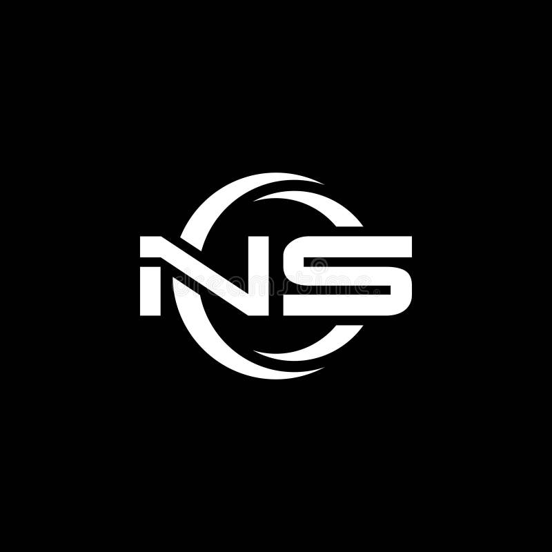NS Logo Monogram Design Template Stock Vector - Illustration of ...