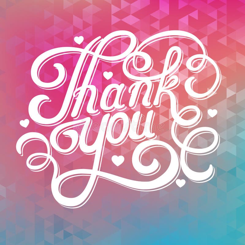 Nscription thank you vector illustration Nscription thank you vector illustration