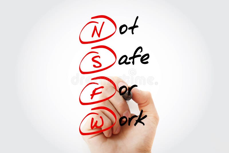 O que significa nsfw o not safe for work en español