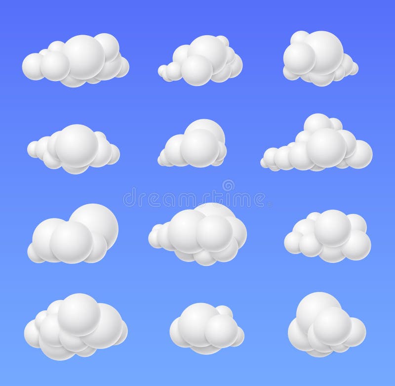 Nuages de coton Nuage de coton 3d - jouets