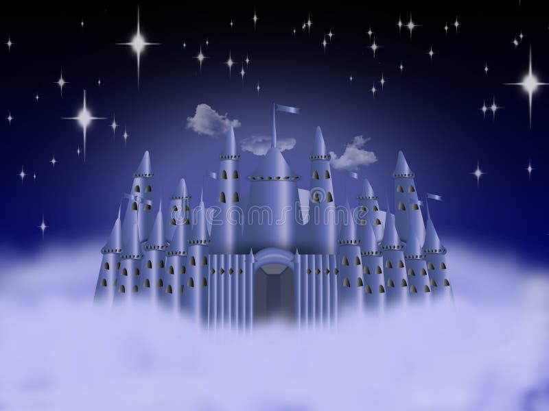 nuages de château illustration de vecteur nuages de château illustration de vecteur