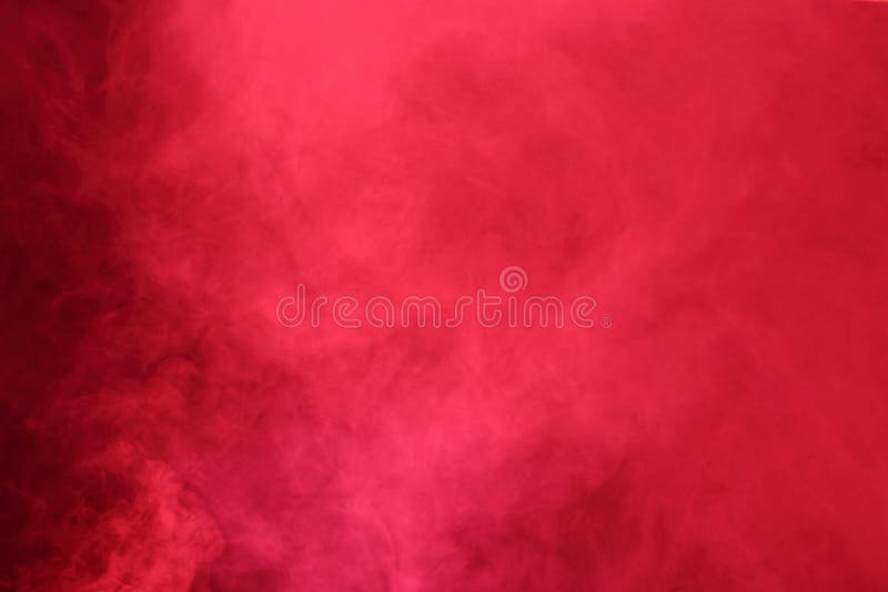 Nuages de fumée abstraits rouges, tout le mouvement brouillé, intention o