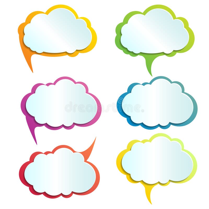 Nuages infographic d'illustration d'élément de conception de vecteur illustration libre de droits Nuages infographic d'illustration d'élément de conception de vecteur illustration libre de droits