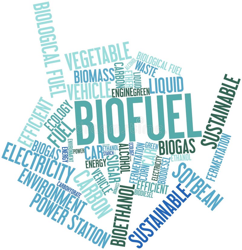 Nube de la palabra para el combustible biológico stock de ilustración Nube de la palabra para el combustible biológico stock de ilustración