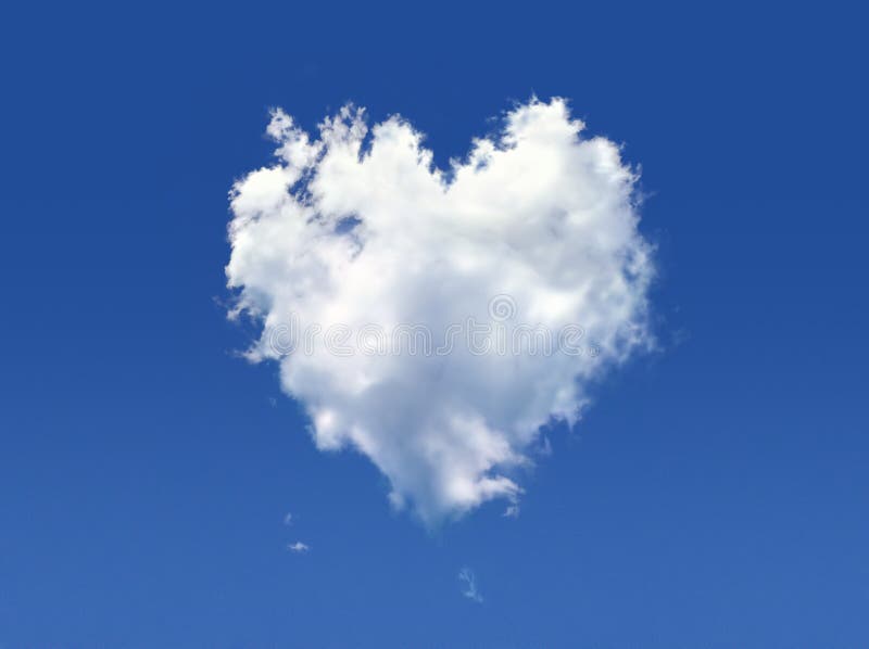 Nube mullida de la dimensión de una variable del corazón. imagen de archivo Nube mullida de la dimensión de una variable del corazón. imagen de archivo