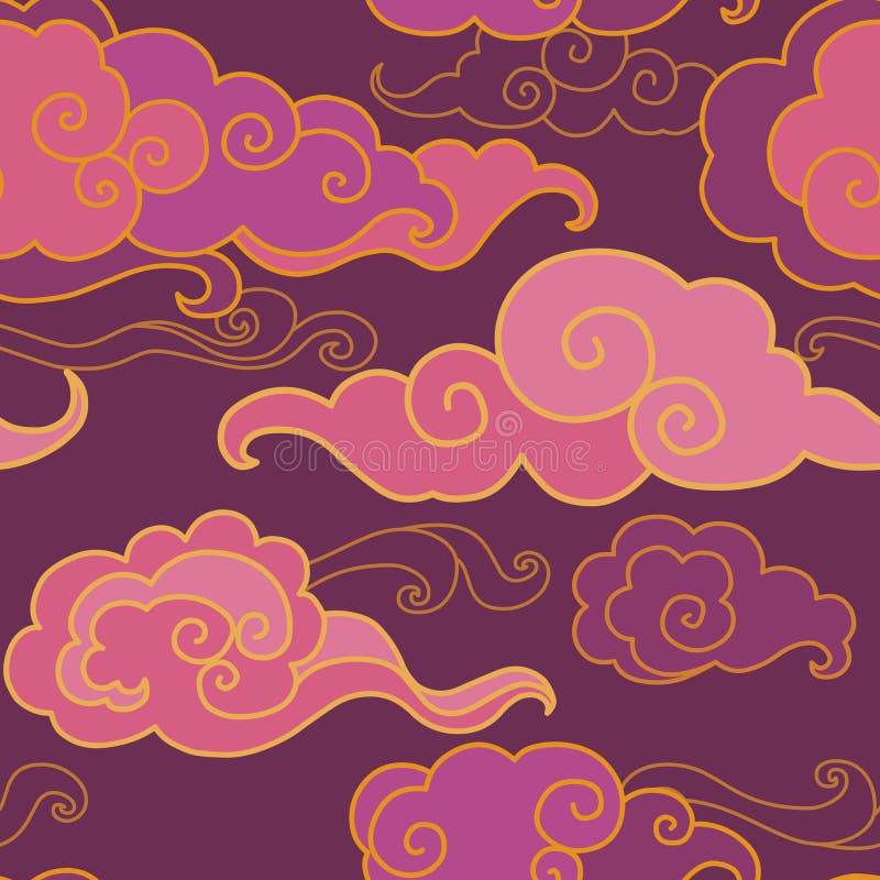 Nubes en el cielo ilustración del vector Nubes en el cielo ilustración del vector