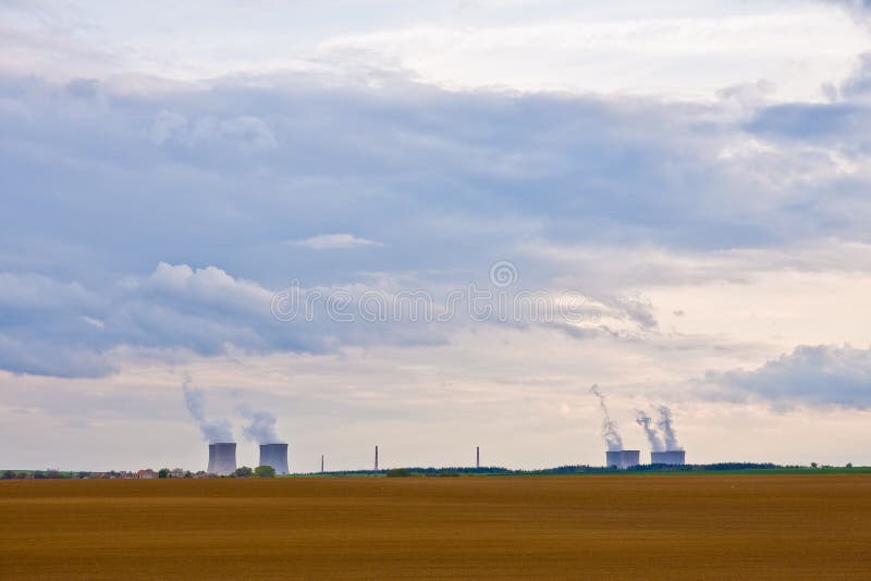 Nuclear fotografia de stock royalty free
