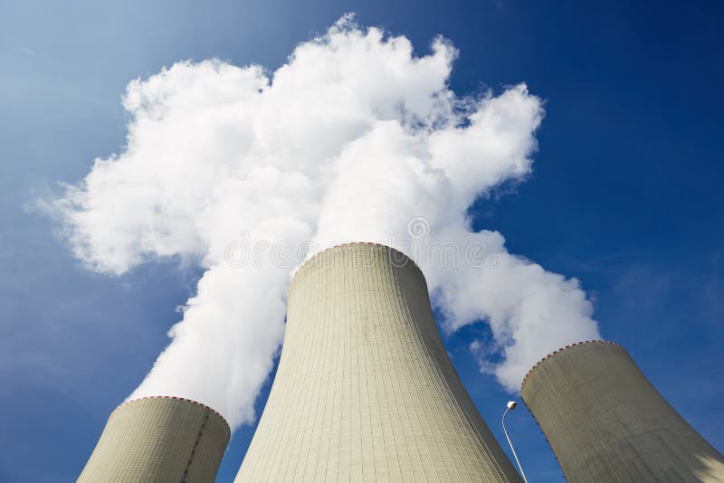 Nuclear power plant royalty free stock images