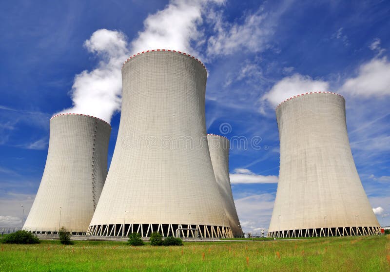 Nuclear power plant Temelin royalty free stock photos Nuclear power plant Temelin royalty free stock photos