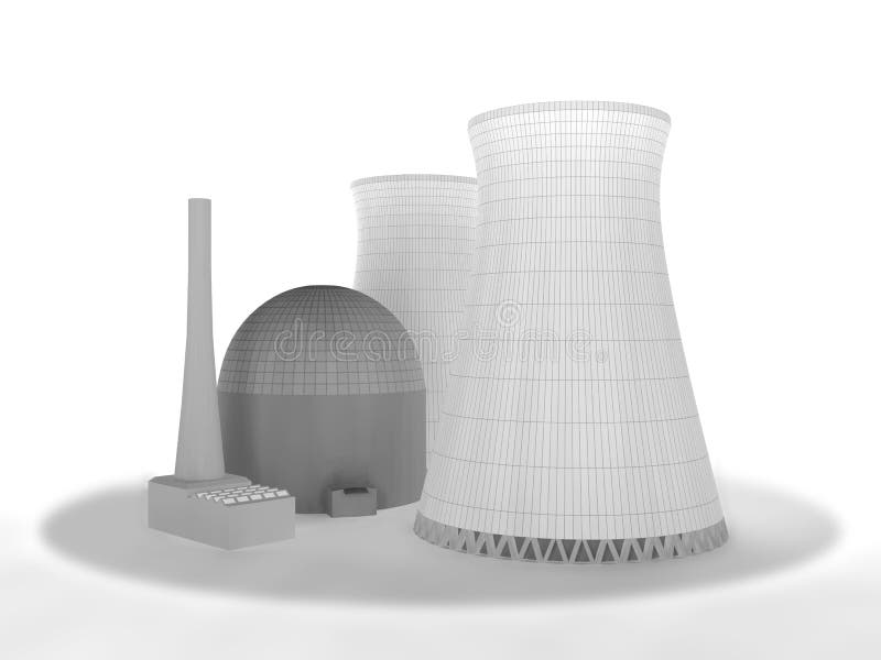Nuclear reactor royalty free illustration Nuclear reactor royalty free illustration