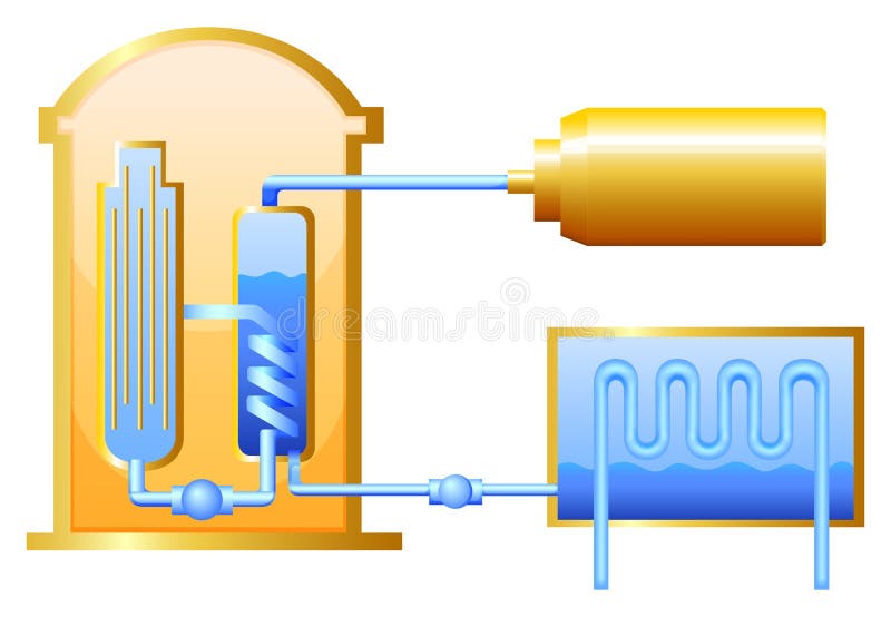 Nuclear Reactor stock illustration Nuclear Reactor stock illustration