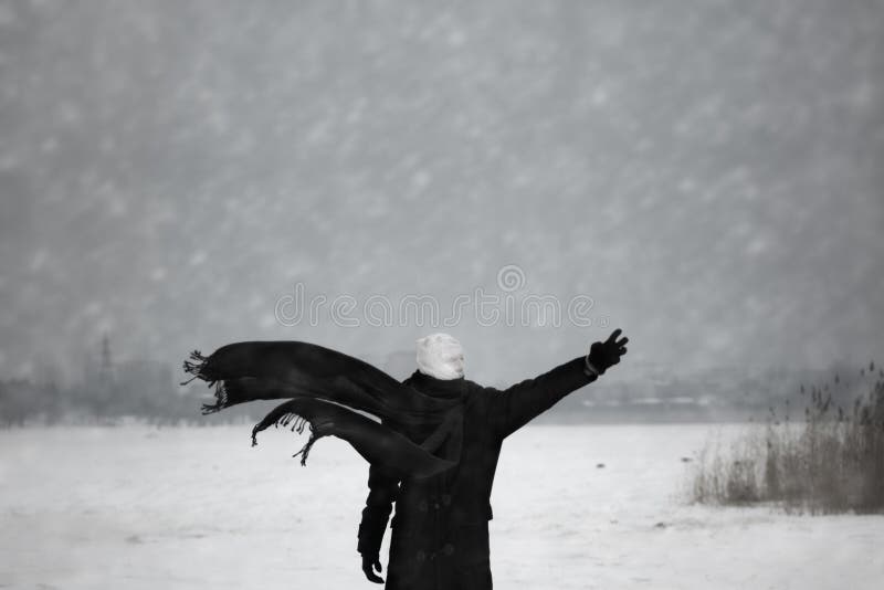 Nuclear winter stock photo. Image of seasonal, incognito 19464870