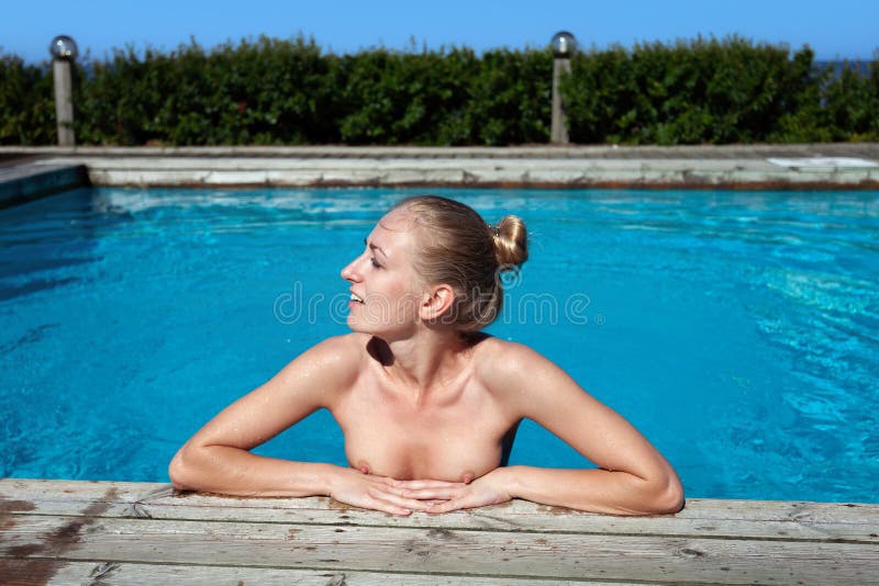 Young Women Pool Nude