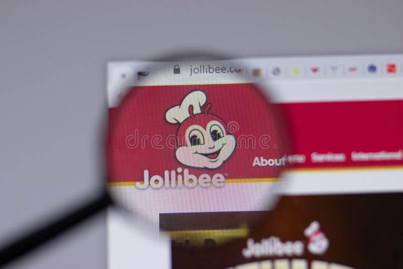 Logotipo De Jollibee Foods Corporation Foto Editorial Imagen De