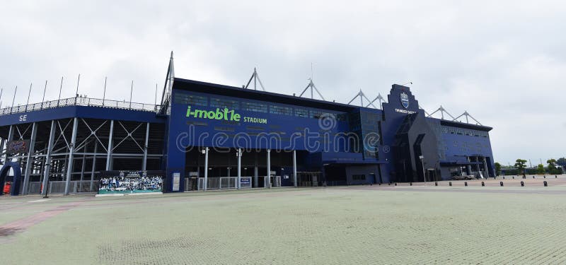 Nuevo estadio Yo-móvil en Buriram, Tailandia foto de archivo