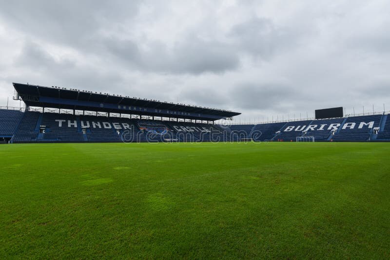 Nuevo estadio Yo-móvil en Buriram, Tailandia imágenes de archivo libres de regalías