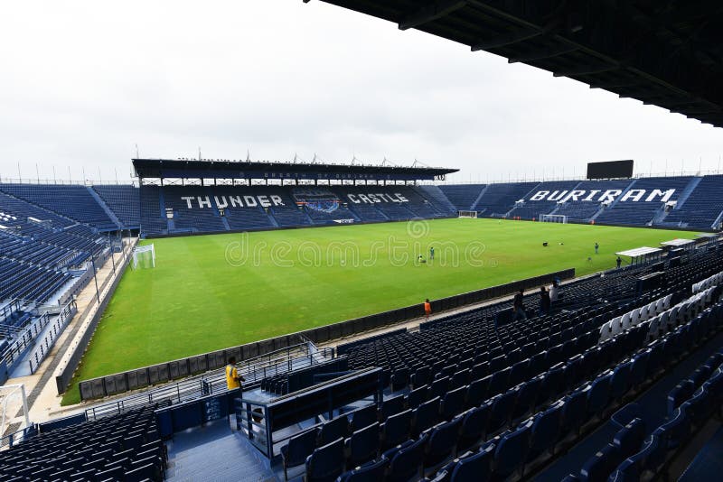 Nuevo estadio Yo-móvil en Buriram, Tailandia fotografía de archivo libre de regalías