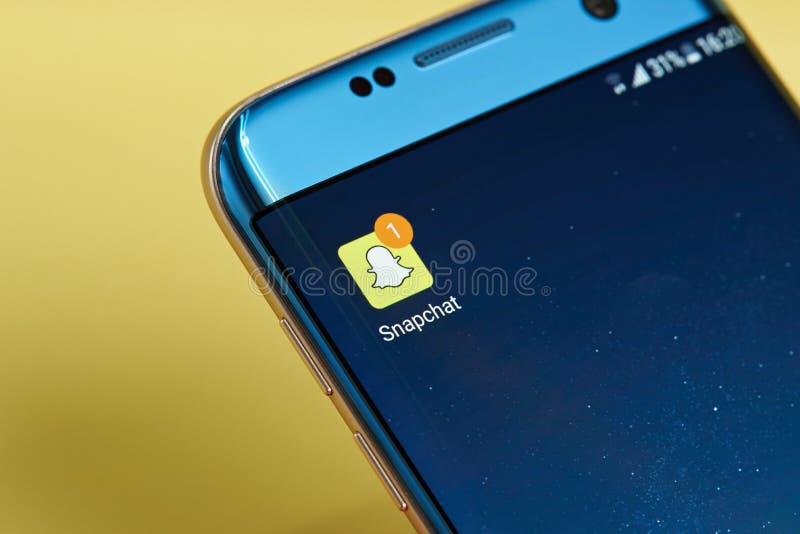 Nuevo icono del mensaje de Snapchat imagen de archivo libre de regalías Nuevo icono del mensaje de Snapchat imagen de archivo libre de regalías