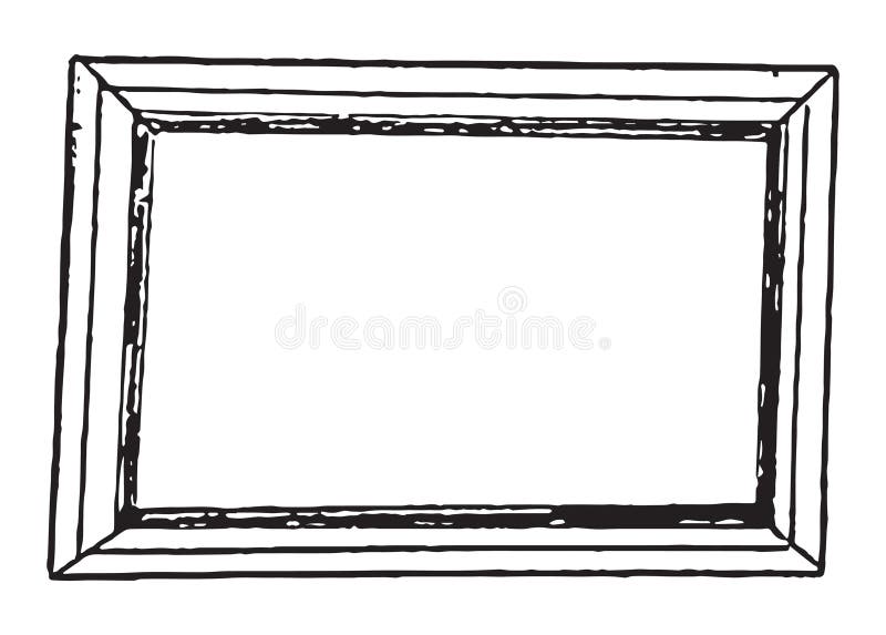 Nuevo marco simple para las imágenes stock de ilustración Nuevo marco simple para las imágenes stock de ilustración