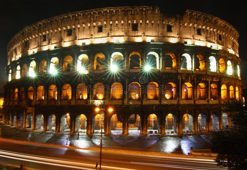 Nuit Rome de colosseo