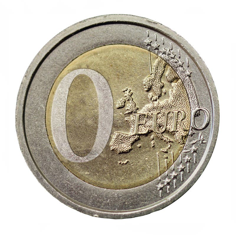 Nullmünze lizenzfreie stockbilder Nullmünze lizenzfreie stockbilder