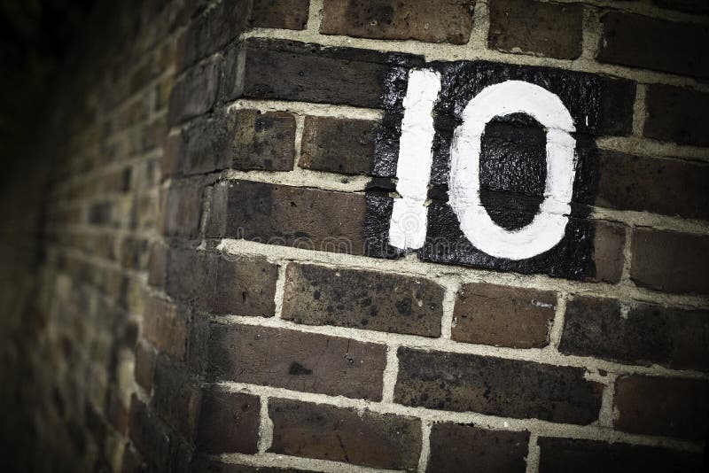 Number 10 stock photo Number 10 stock photo