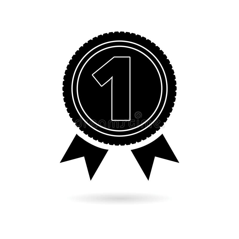 Number 1 Badge, Award Icon, Award Sign Royalty Free SVG, Cliparts, Vectors,  and Stock Illustration. Image 111096430.