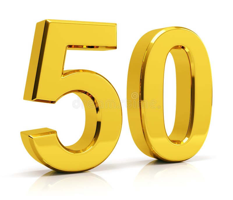 Number 50 stock illustration. Illustration of digit - 136009096