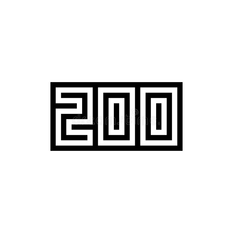 200 black and white