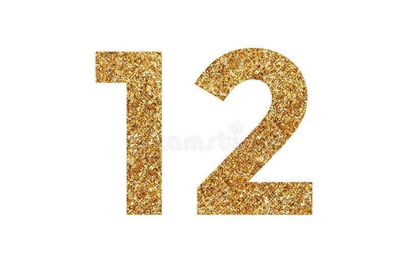 Number 1 and 2. Letters and Numbers from golden grains of sand. English alphabet. Isolated on white background. Number 1 and 2. Letters and Numbers from golden grains of sand. English alphabet. Isolated on white background