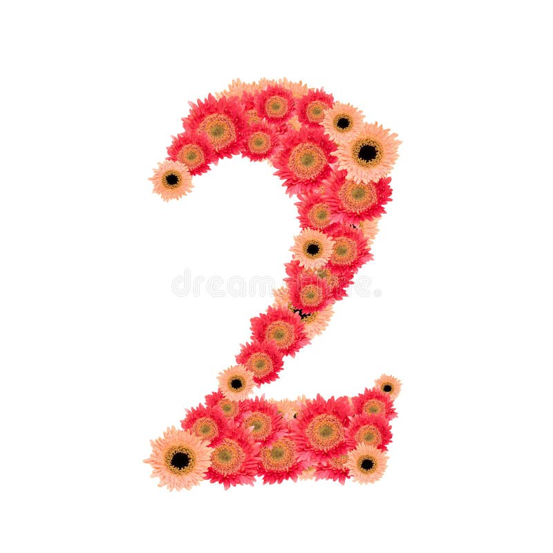 Number 2 vector illustration