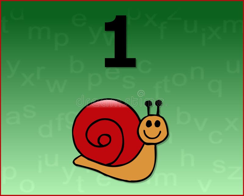 Number snail
