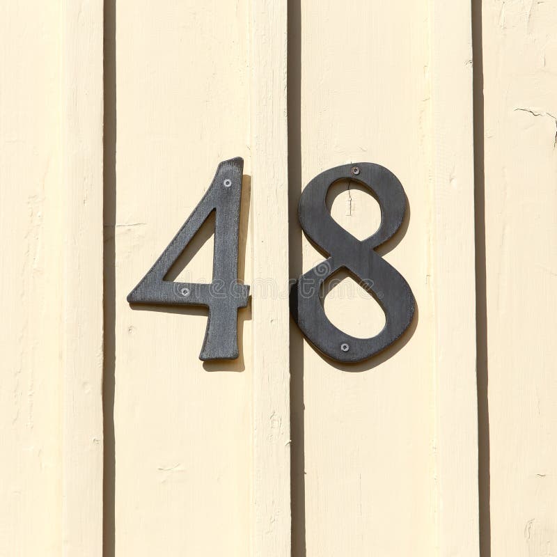 Number 48 stock image. Image of number, address, nobody - 40839251
