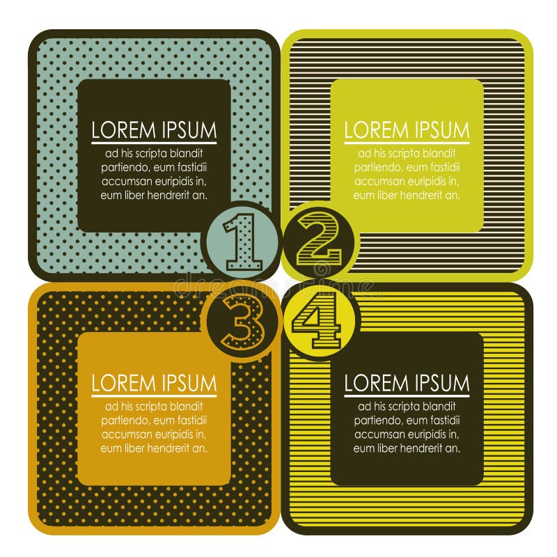 Numbers Brochure stock vector. Illustration of infographic 30915215