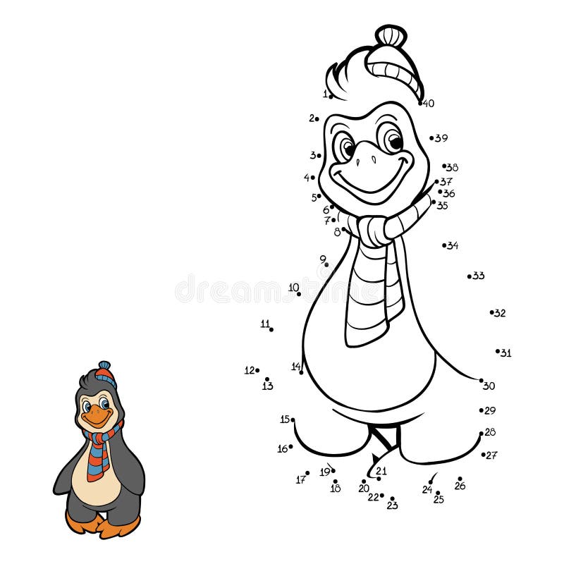 Penguin cartoon ice cream stock illustration. Illustration of food